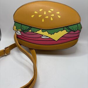 Novelty Hamburger Crossbody Bag/Purse